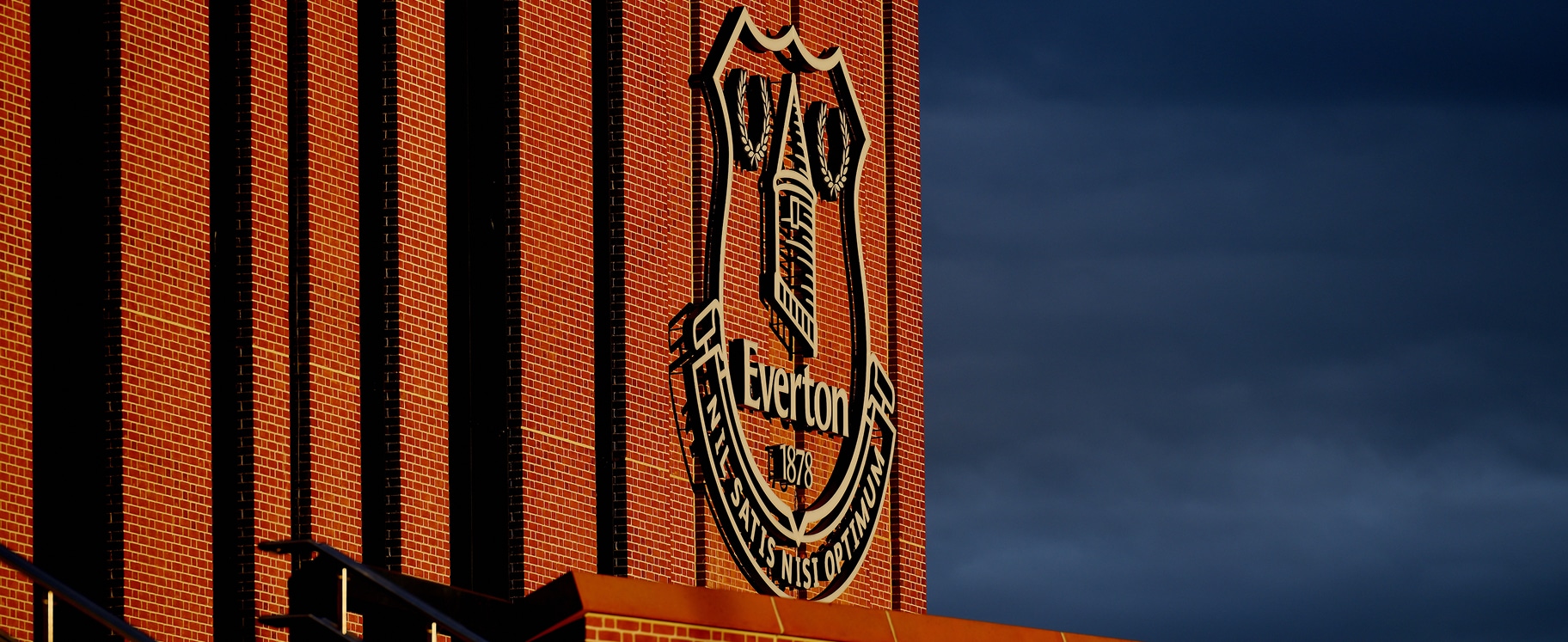 Outside Everton stadium