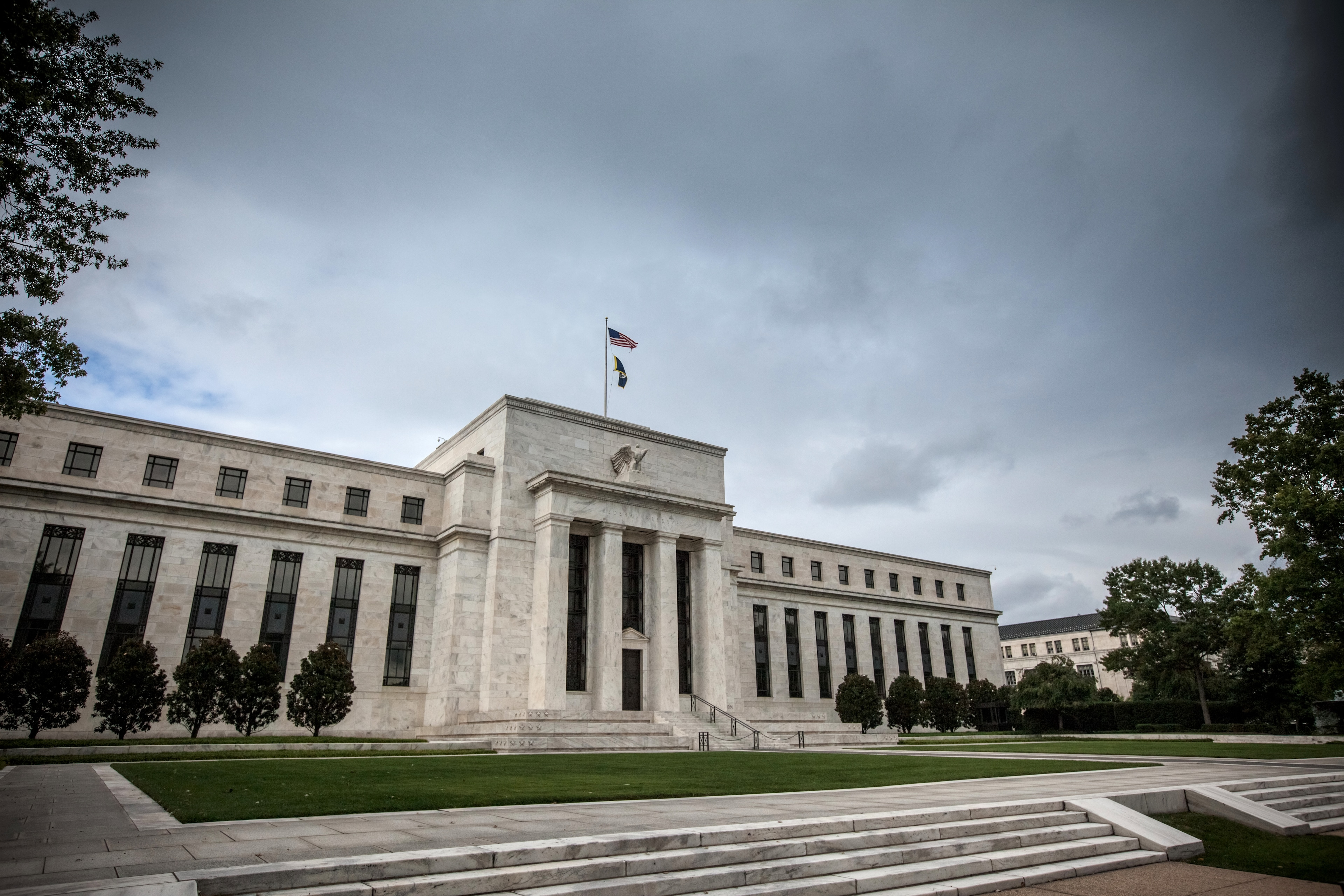 Storm clouds over the US Federal Reserve