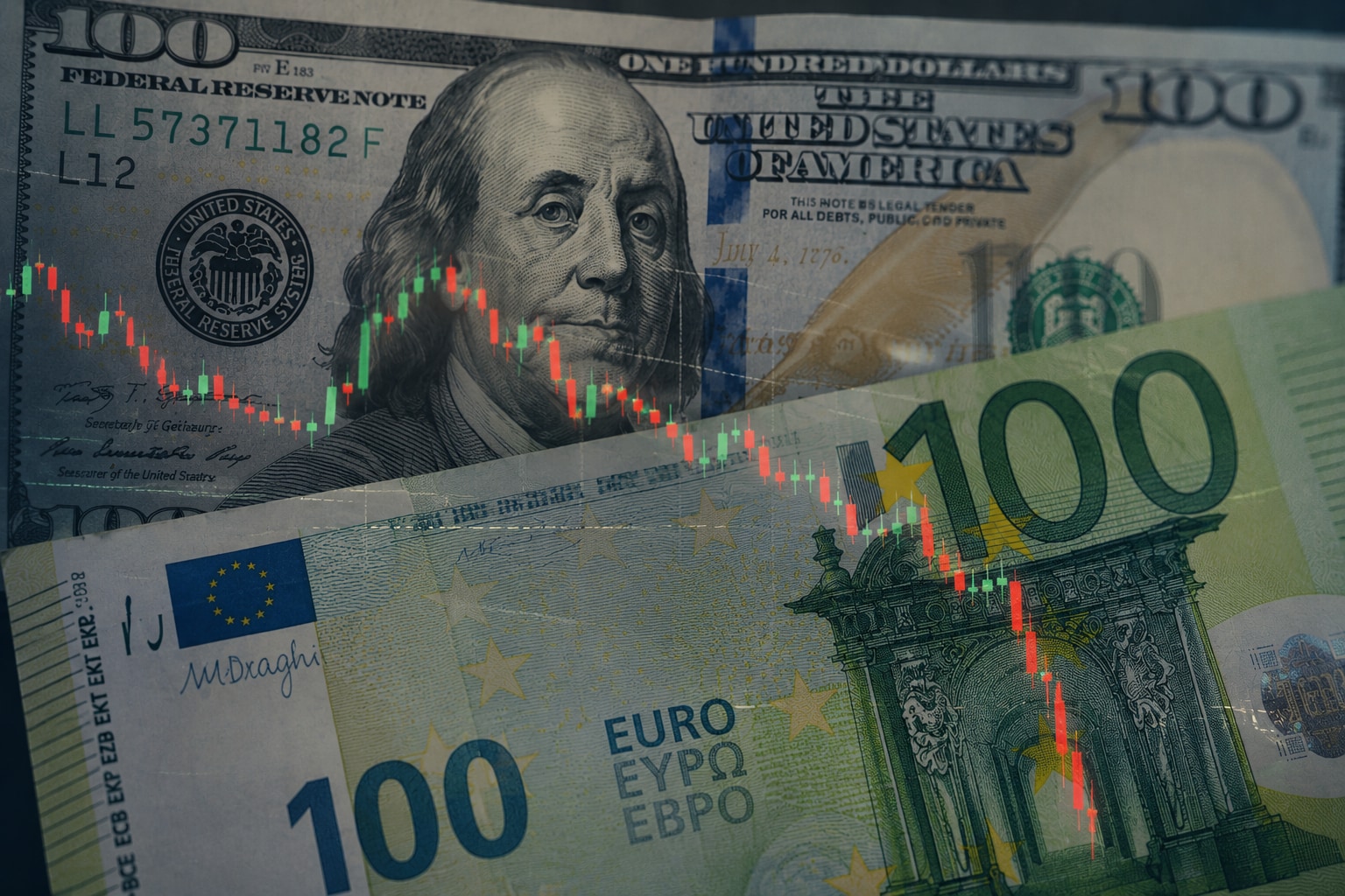 EUR USD NOTES CANDLE CHART