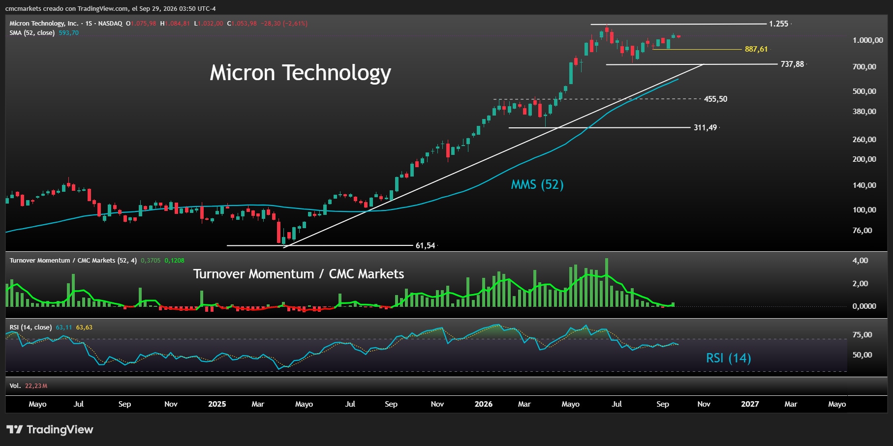 Micron Technology 29SEP29 ESP