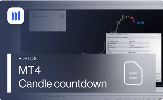 MetaTrader 4 - Access free premium indicators - Candle countdown