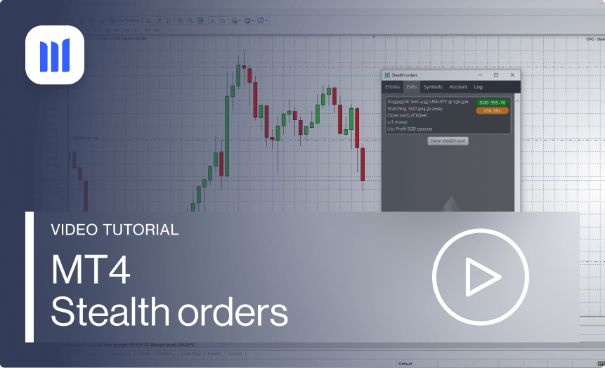 MetaTrader 4 - Trading Tools - Access free premium EAs - Advanced tools - Stealth orders
