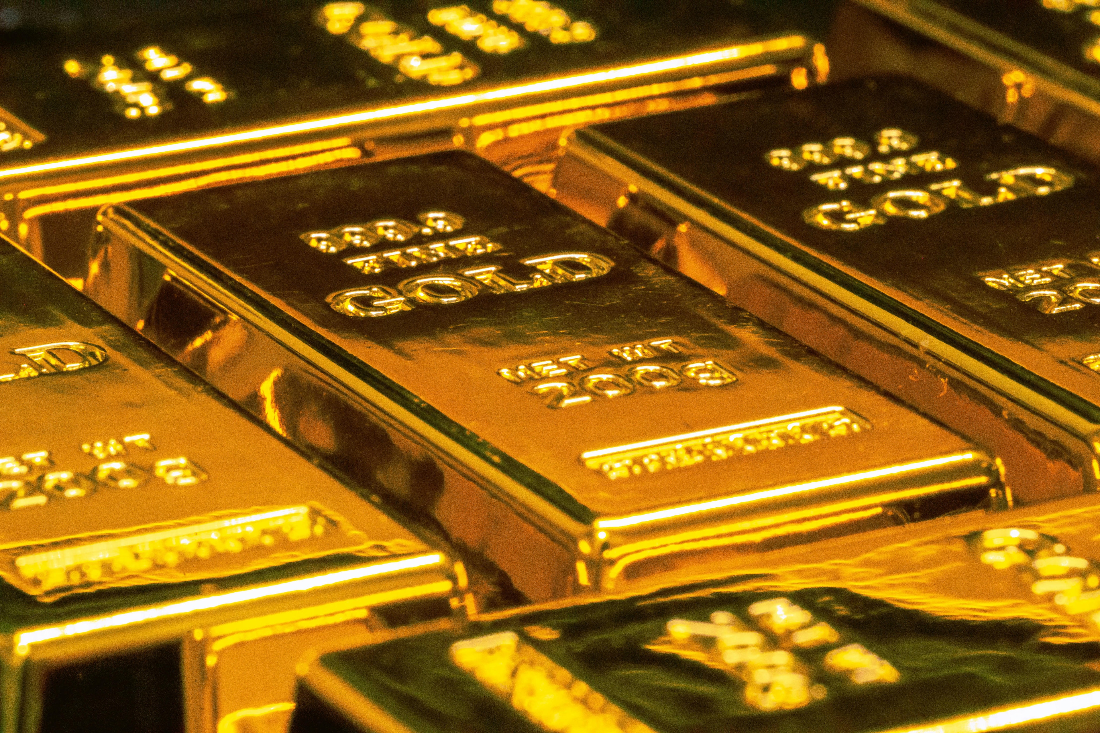 Gold pile
