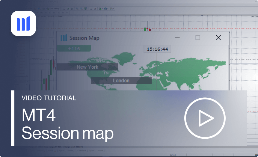 MetaTrader 4 - Trading Tools - Access free premium EAs - More addons - Session map