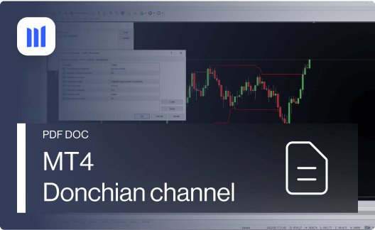 MetaTrader 4 - Access free premium indicators - Donchian channel